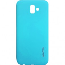 Capa para Samsung Galaxy J6 Plus - Emborrachada Movil Azul